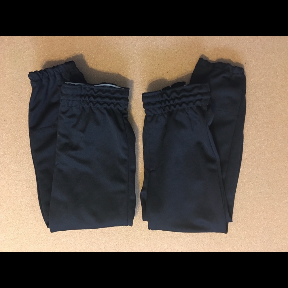2 Pair Size Small Champro Black Baseball Pants